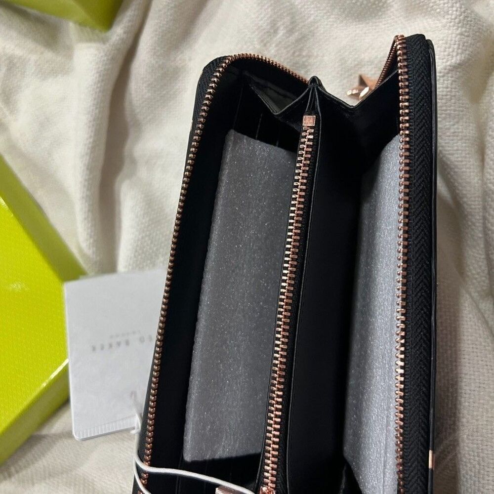 Ted Baker London Palome Moonstone Zip Wallet Star Moon Celestial NEW - Picture 7 of 10